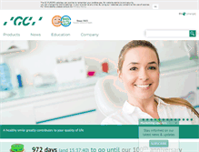 Tablet Screenshot of gceurope.com